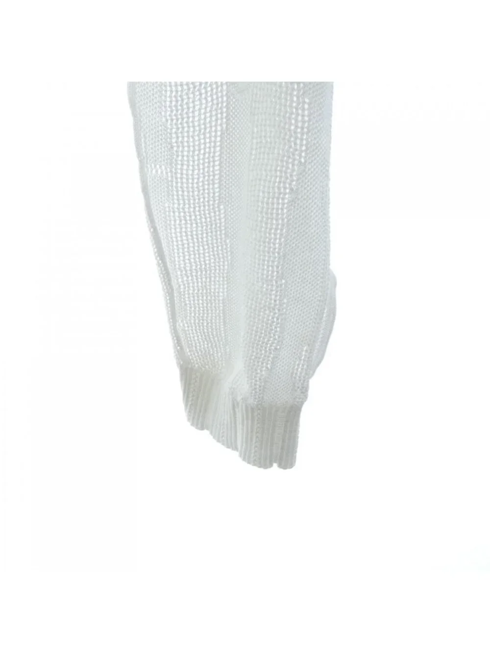Chanel Knit Sweater White